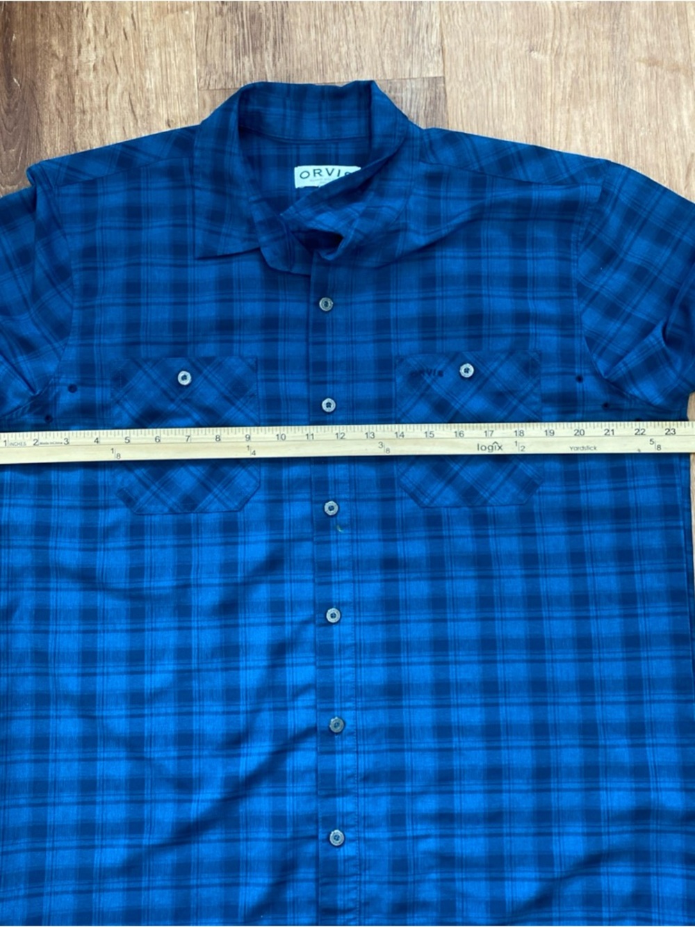 Lot 2 ORVIS Tech Work Shirt Mens Large Button Up Short Sleeve Polyester - Picture 11 of 15